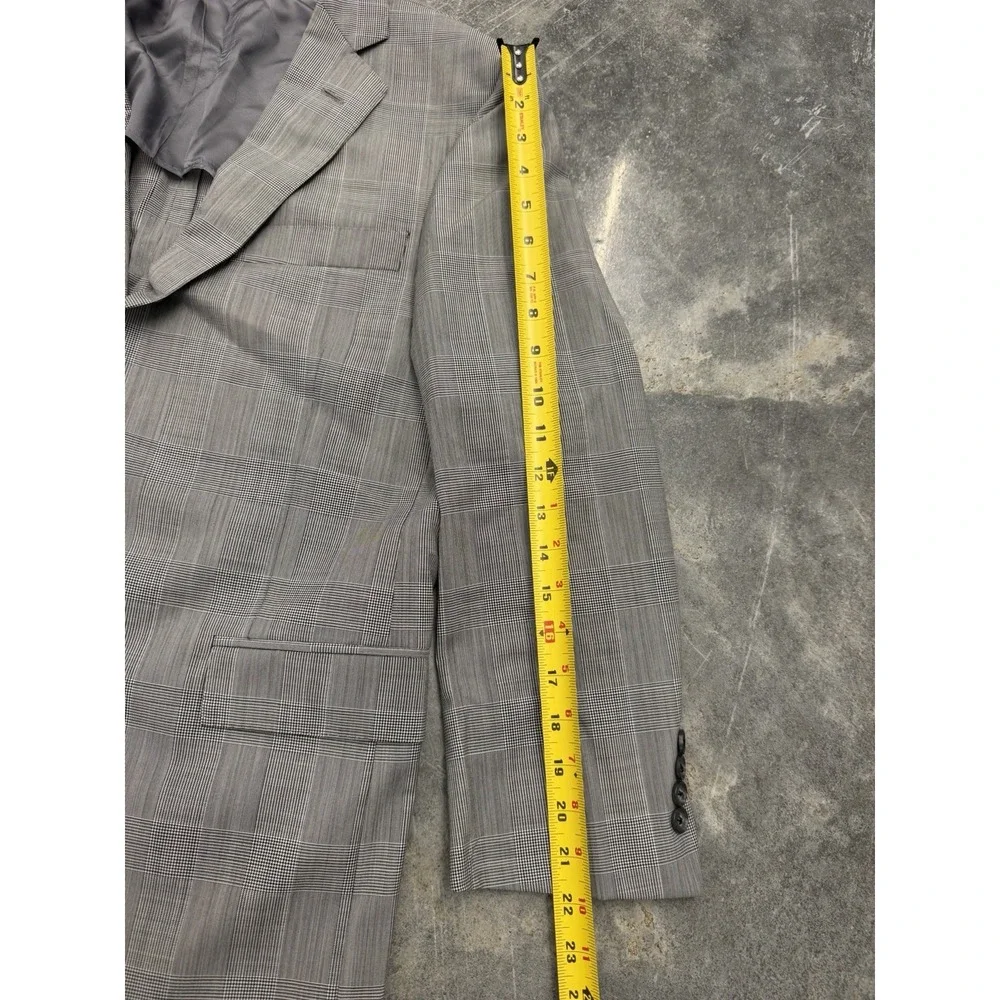 Brooks Brothers Vitale Barberis Canonico Blazer Jacket Wool Mens 38S Italy Gray